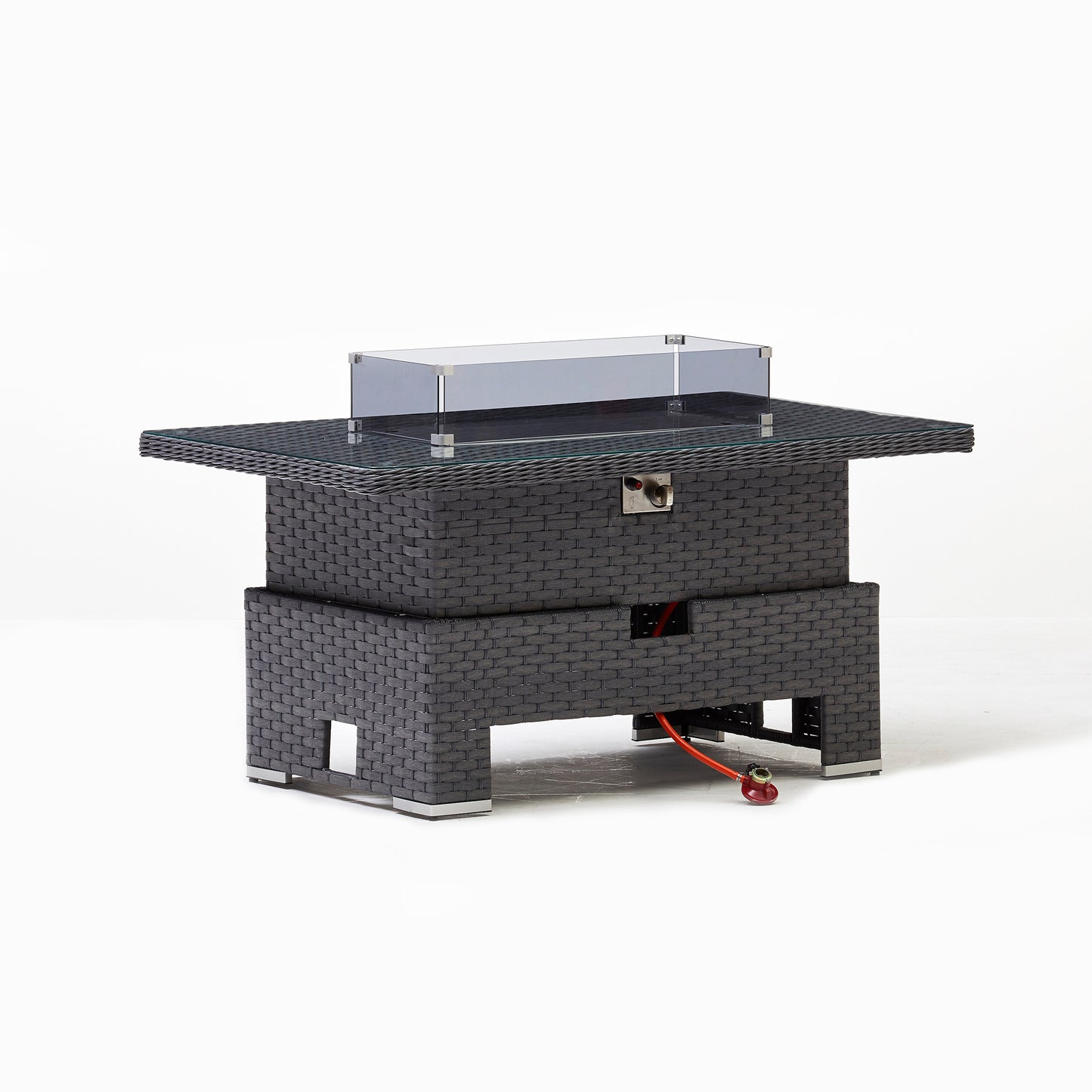 Dining table with firepit