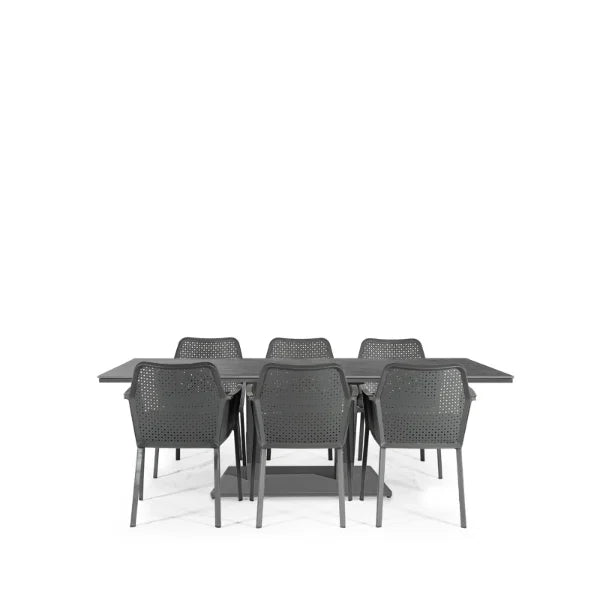 Verano Phoenix and Matrix 6 Seat Dining Set