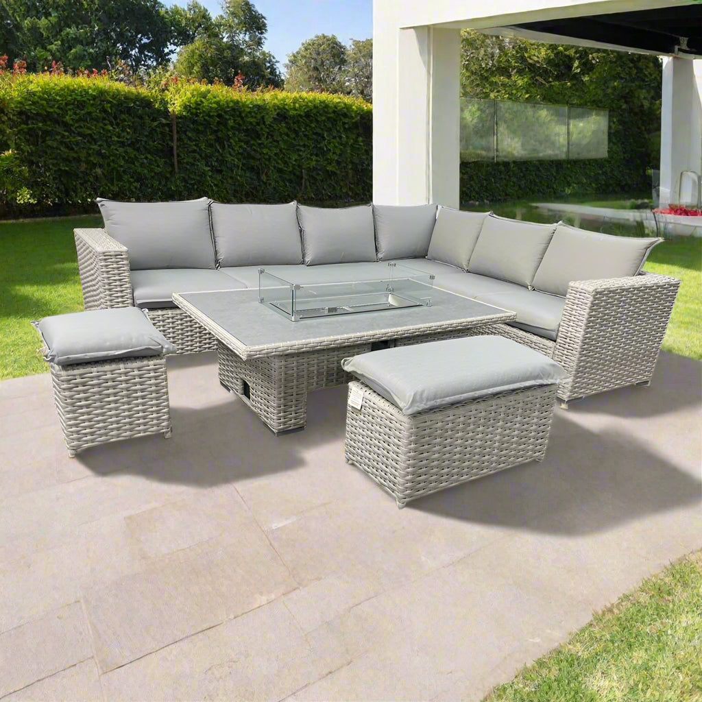 Rattan-corner-rising-firepit-set