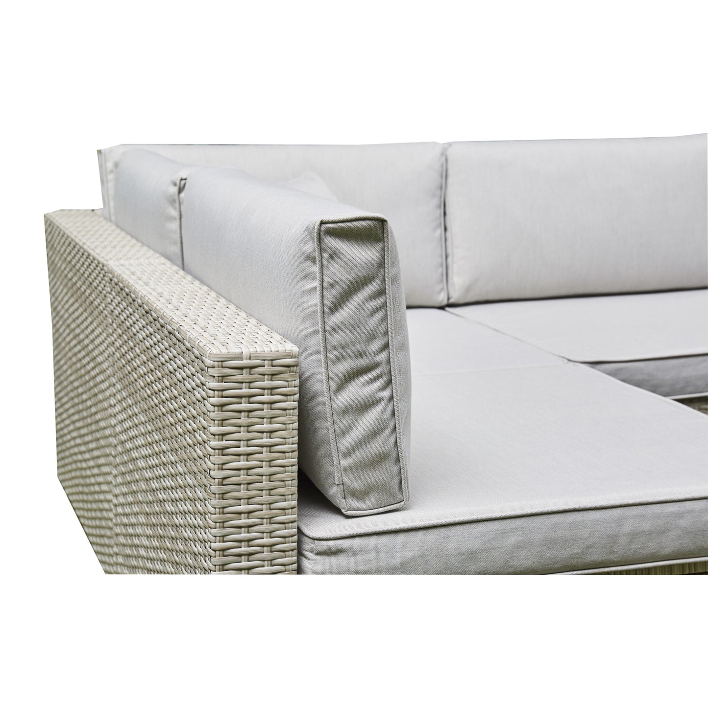 U-shaped 6-seat Rattan Sofa Set