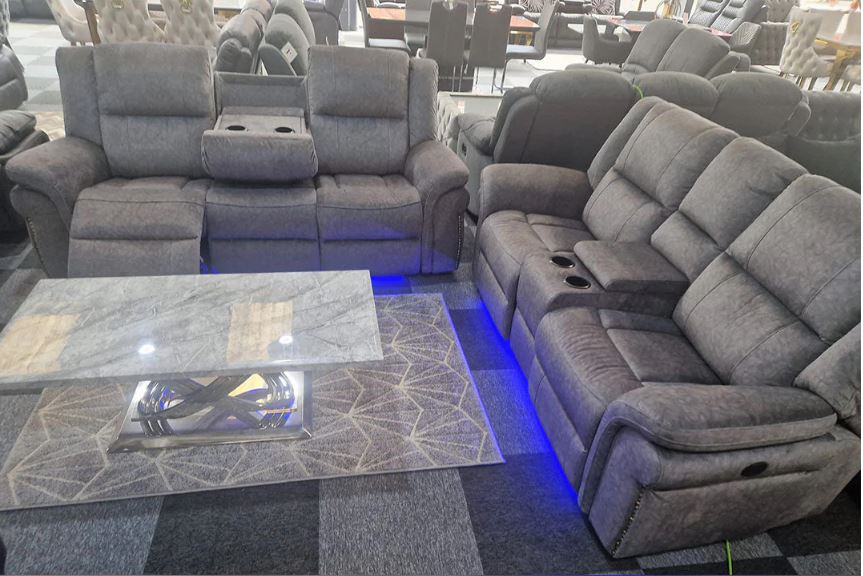 Berlin Electric Recliner Sofa Set 3+2