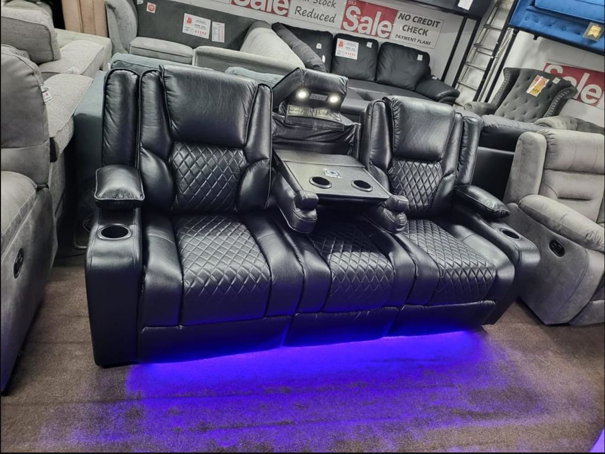 Jazz Sofa 3 + 2 Black