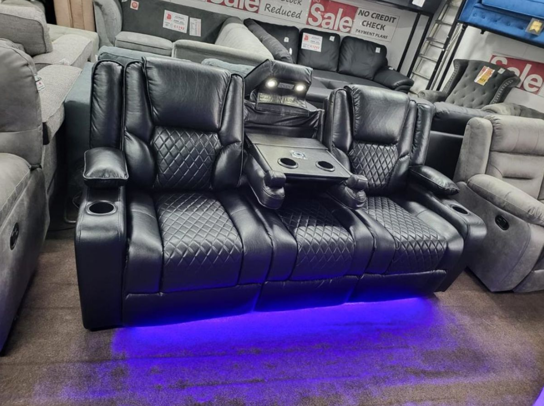 Jazz Sofa 3 + 2 Black