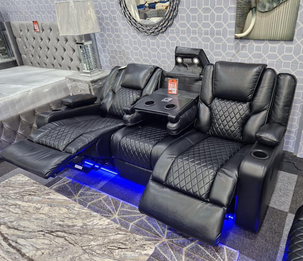 Jazz Sofa 3 + 2 Black
