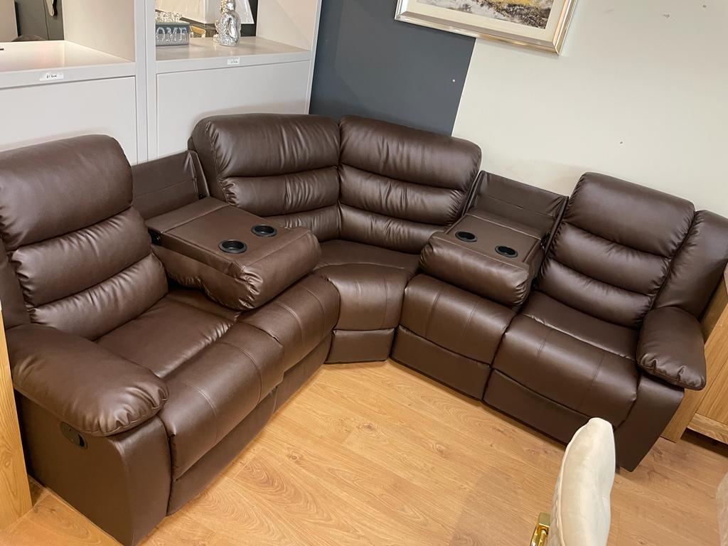 Corner sofa Malaga leather