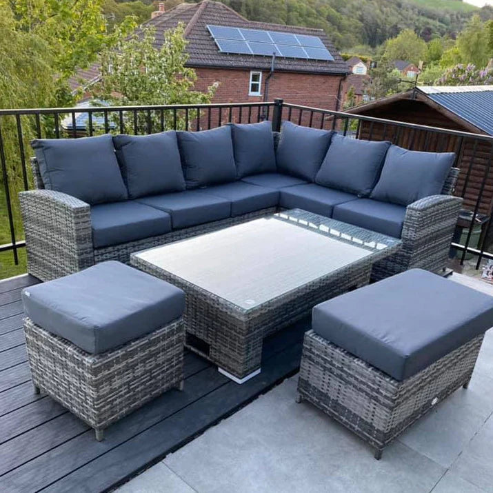 Harmony Corner Sofa with Rising Table