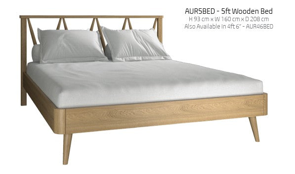 AURORA BEDROOM SET - 9 Piece Oak Bedroom set