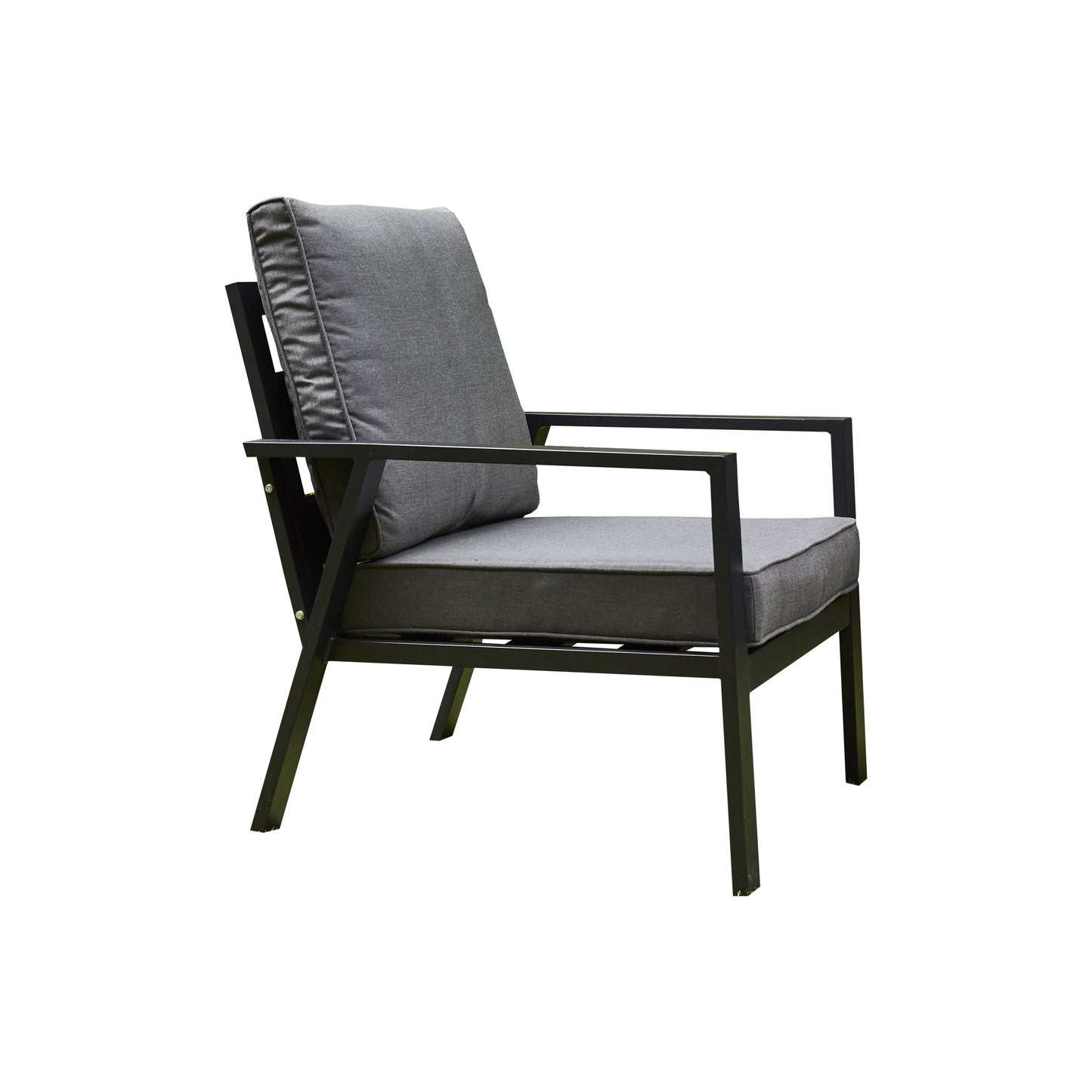 Sotogrande Aluminium Sofa Dining Set with Fire Pit - Grey