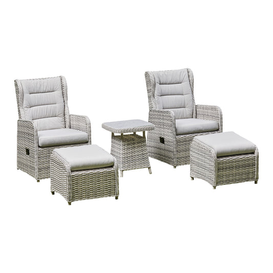5-piece Reclining Lounge Set