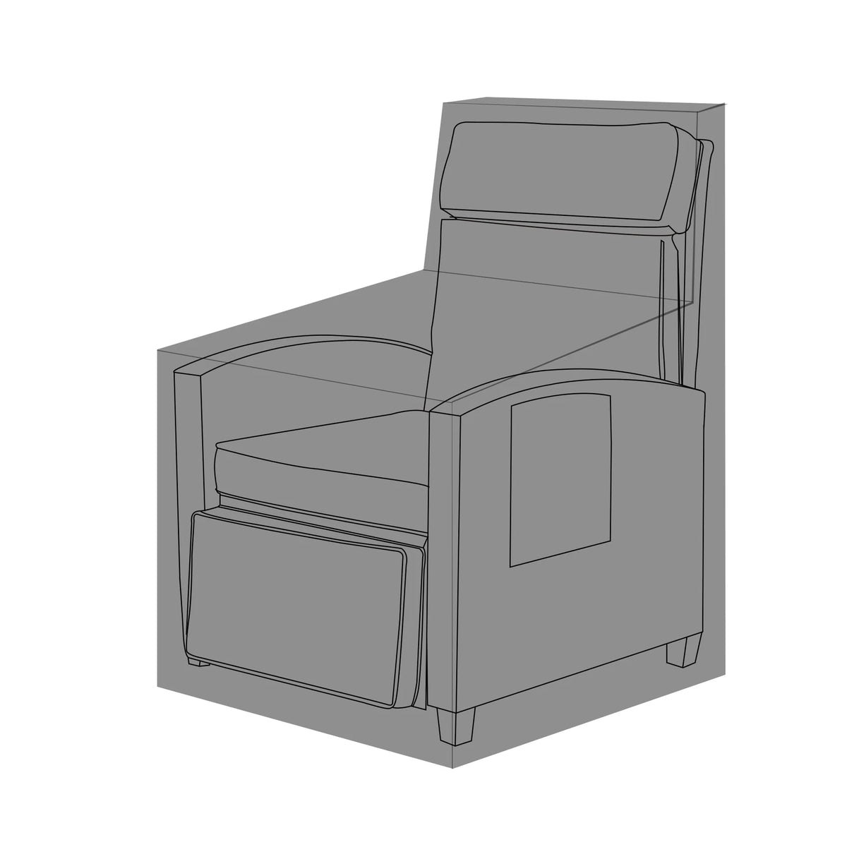 RC-C8 Protective Cover for Single Reclining Chairs