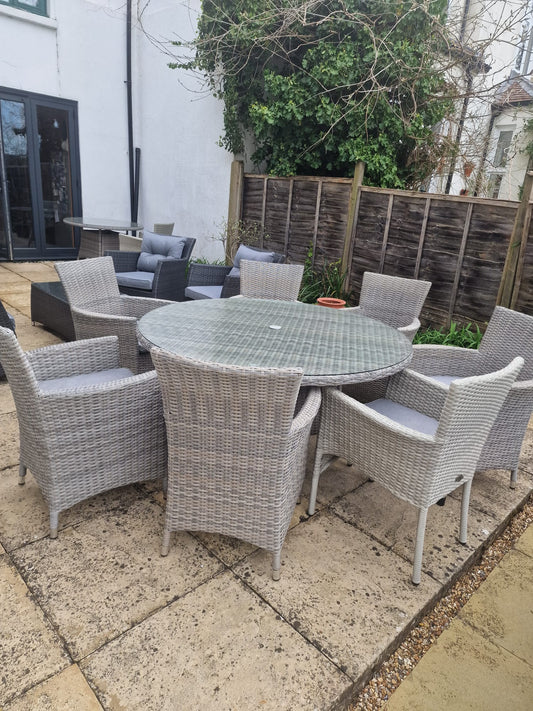6-seat Corfu patio dining set