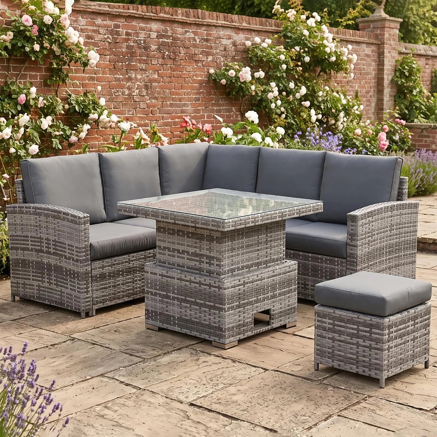 Regatta Compact High-back Square Corner Sofa set
