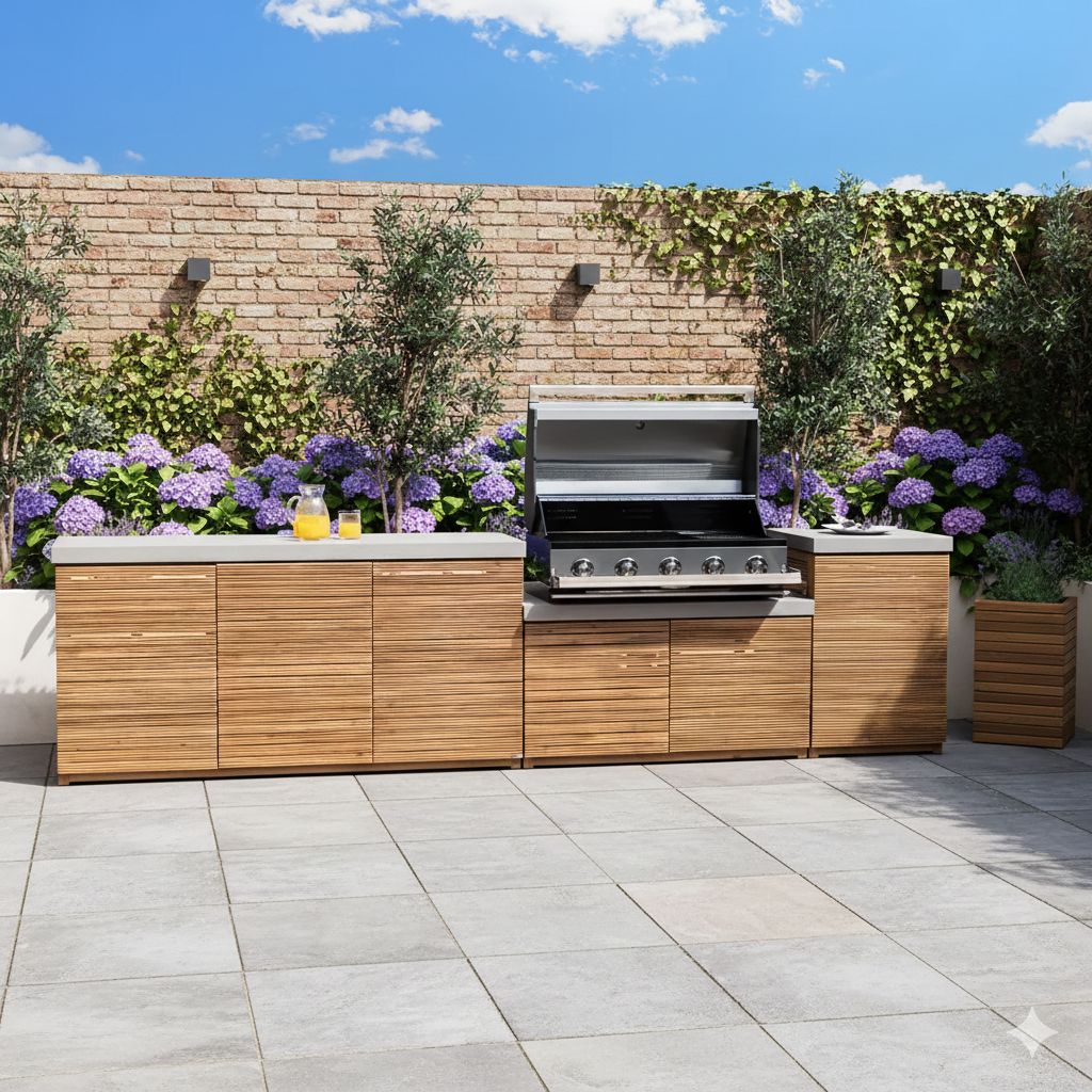 Verano Jakarta Outdoor Kitchen Storage Units Large Configuration