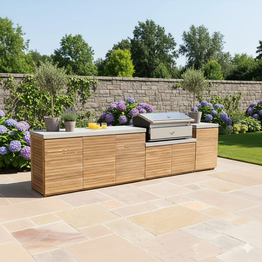Verano Jakarta Outdoor Kitchen Storage Units Large Configuration