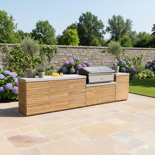 Verano Jakarta Outdoor Kitchen Storage Units Large Configuration