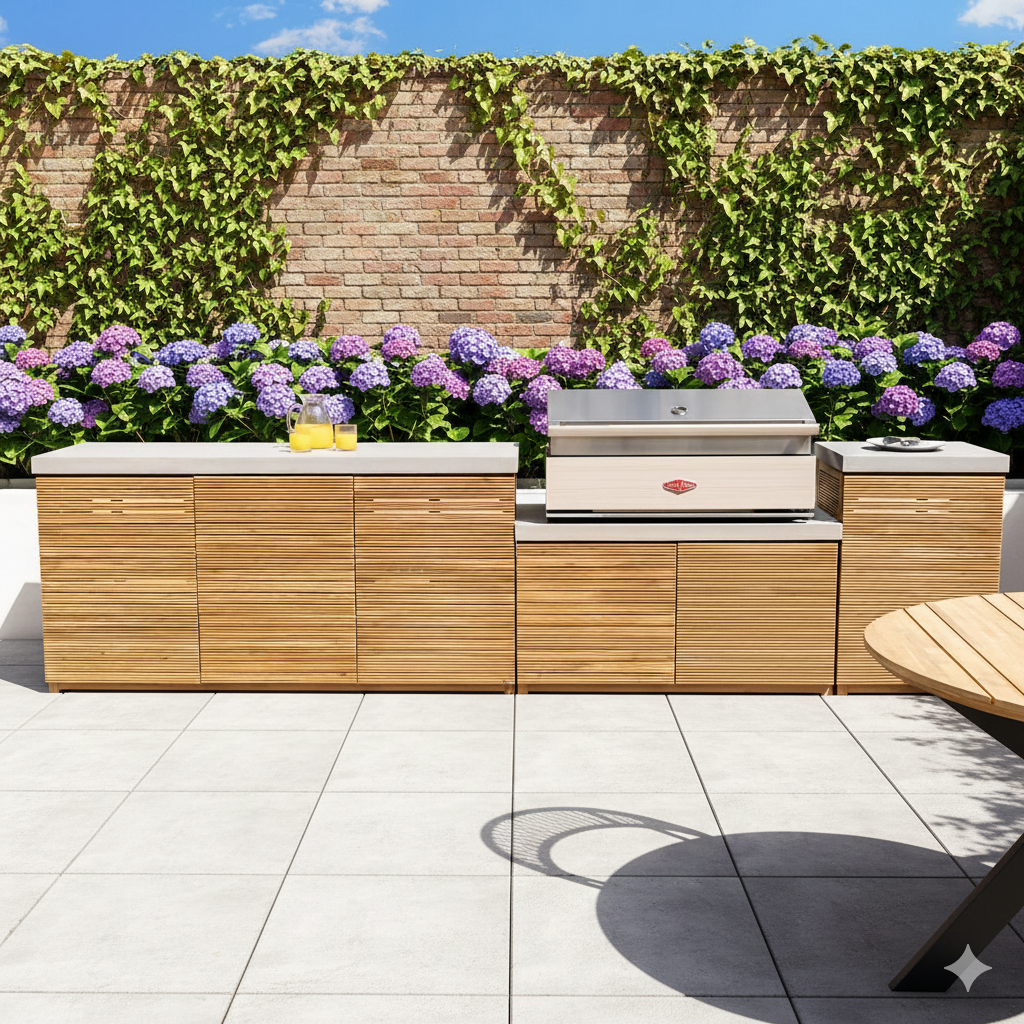 Verano Jakarta Outdoor Kitchen Storage Units Large Configuration