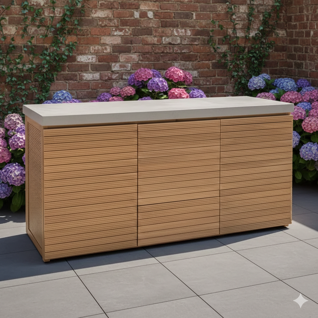Verano Jakarta Outdoor Kitchen Triple Storage Unit