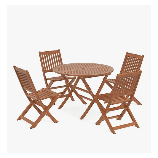 Wooden bistro set