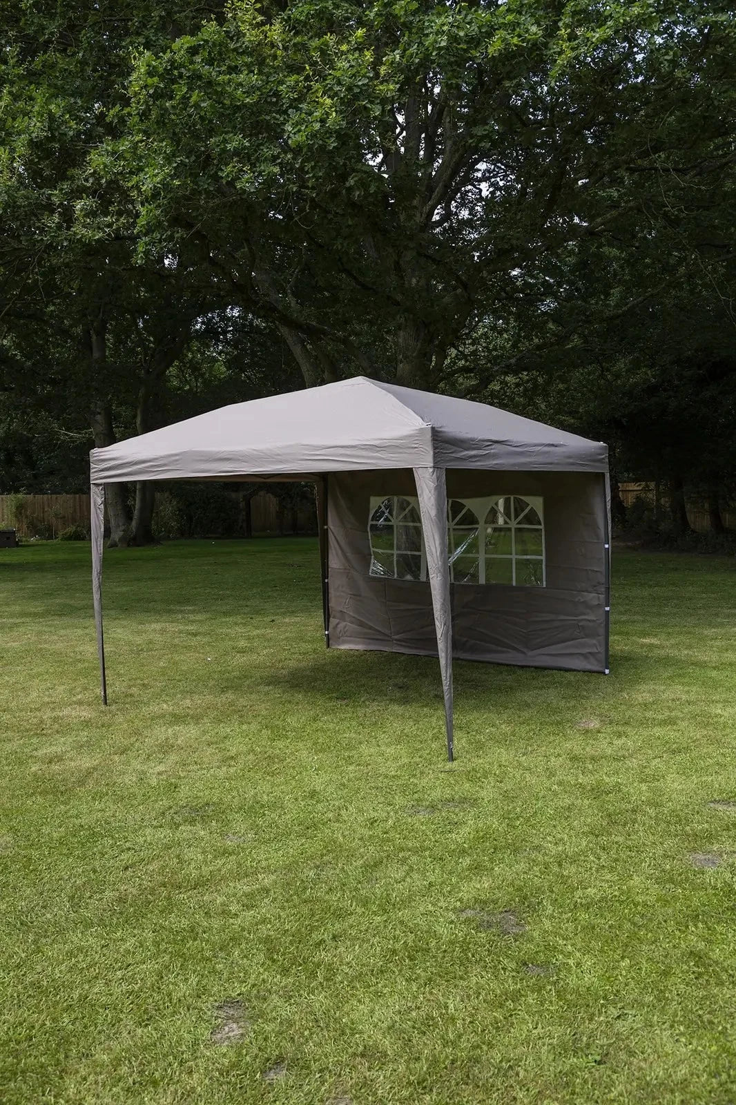 Verano 3m x 3m Pop-Up Gazebo with Side Panel