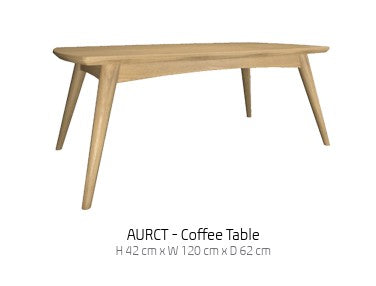 AURORA LOUNGE & DINING SET  11-piece scandinavian oak set