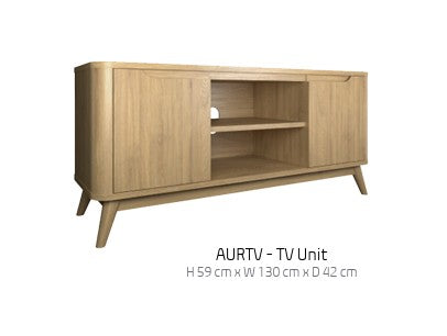 AURORA LOUNGE & DINING SET  11-piece scandinavian oak set