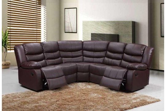 Corner sofa leather