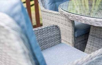 Katie Blake Milan 6 Seat Dining set with 1.4m Round Table in Grey