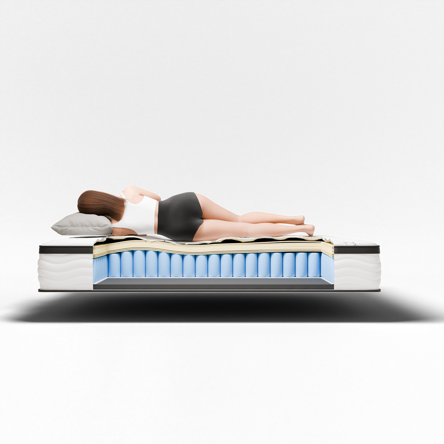 Prime Mattress 3000 Pocket Spring Gel Mattress - King Size