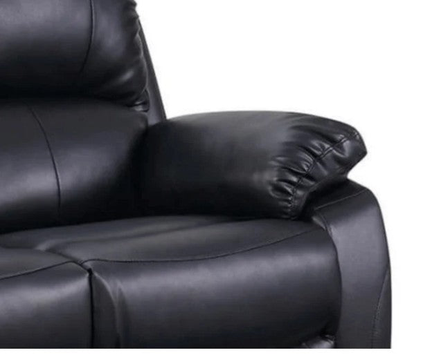 Malaga 2 Seat Manual Recliner in Black or Grey