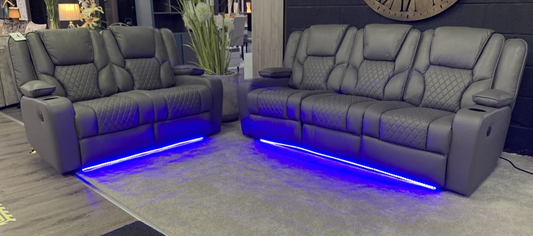 Sofa cinema set with LED lights