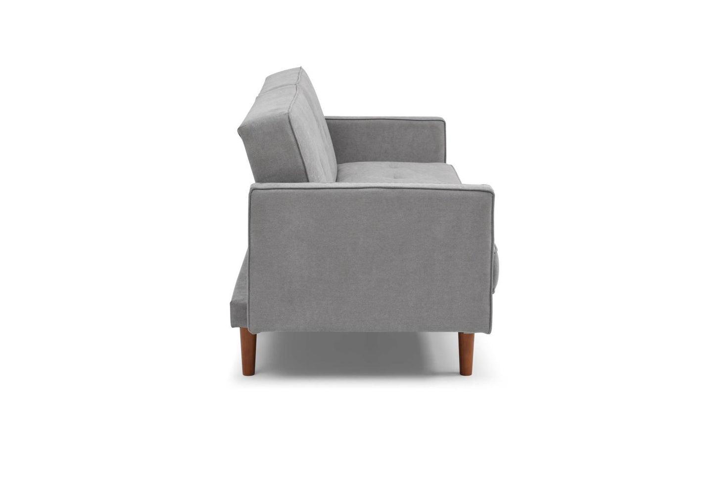 Slumber Linen Effect Grey 3 Seater Sofa Bed