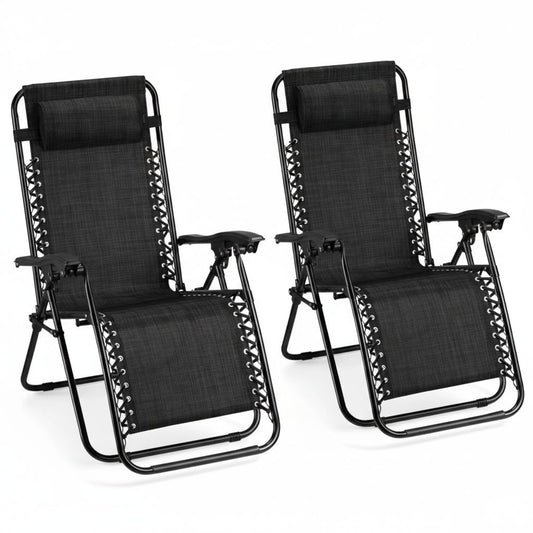 Zero Gravity Reclining Chairs - 1 pair