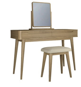 AURORA BEDROOM SET - 9 Piece Oak Bedroom set