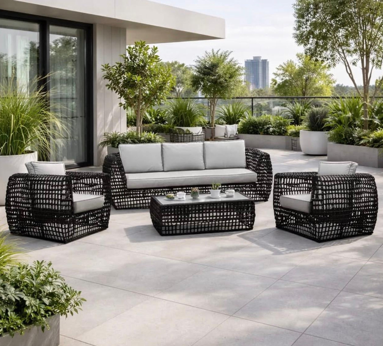 Rattan Wide weave