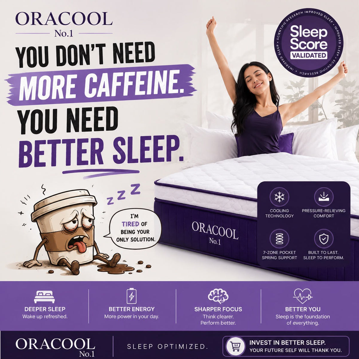 ORACOOL Prime Cooling Mattress