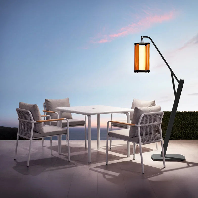Verano Patio 4 Seat Square Dining Set with 100x100cm Table