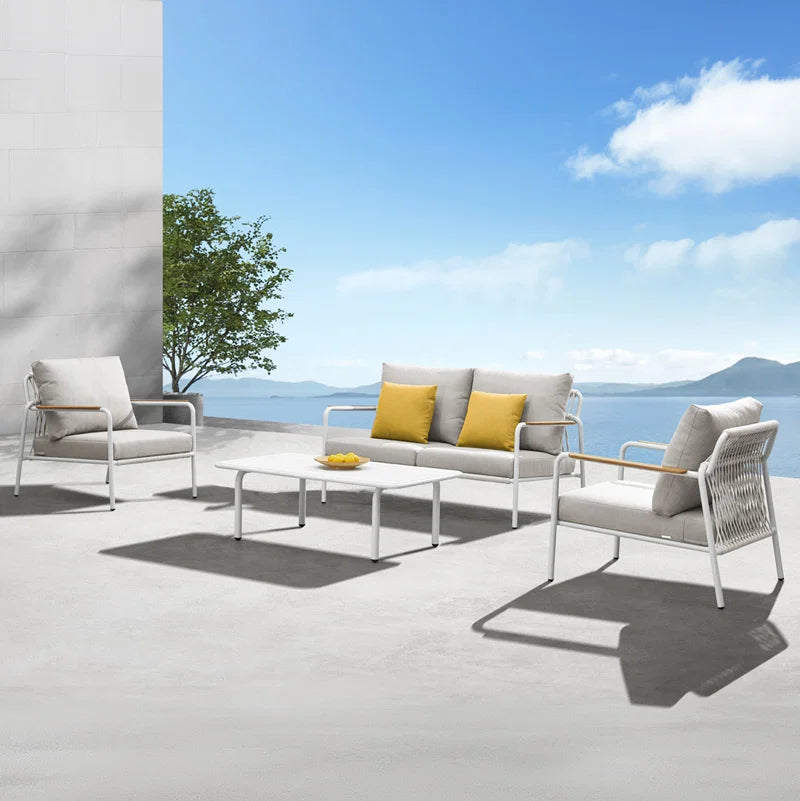 Verano Patio 5 Seat Sofa Set with Coffee Table