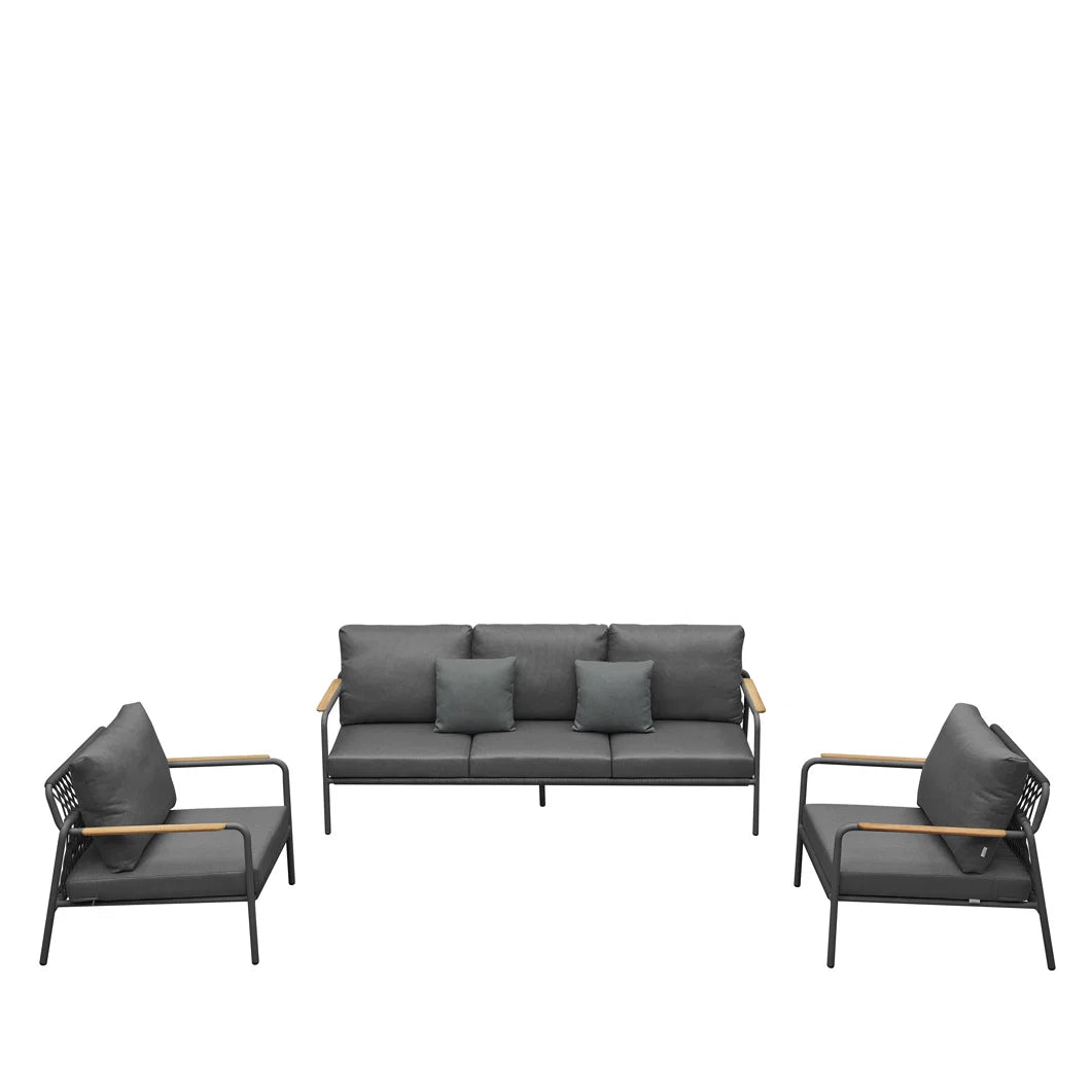 Verano Patio 5 Seat Sofa Set with Coffee Table