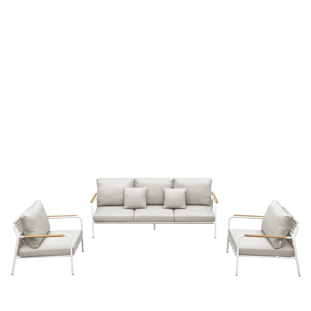Verano Patio 5 Seat Sofa Set with Coffee Table